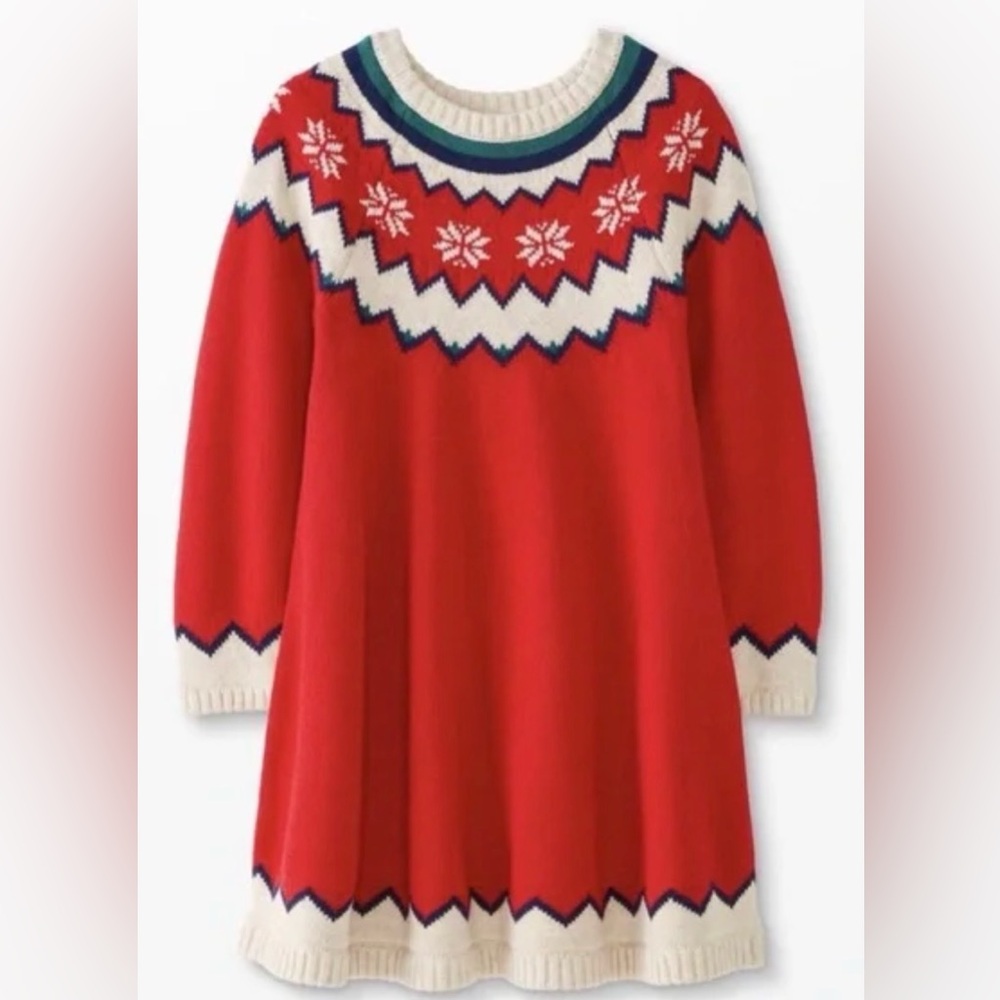 Hanna Andersson Fairisle Sweater Dress